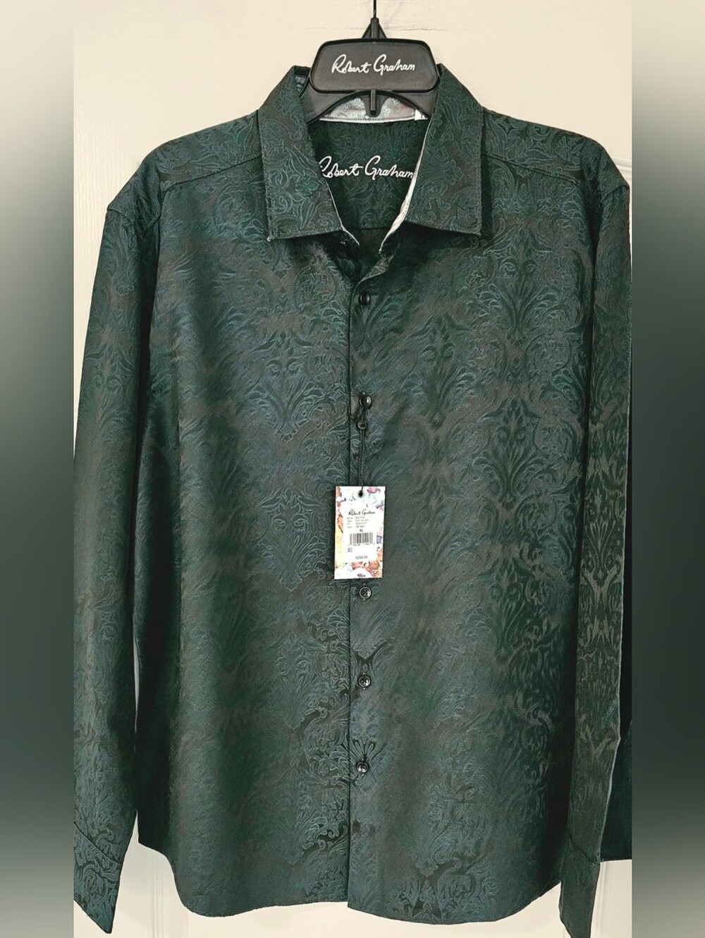 Robert Graham Green Shirt Sizes M,L,XL,2XL,3XL.New With Tags.
